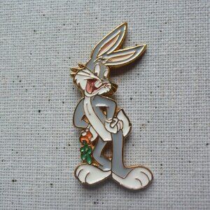 Vintage Bugs Bunny Enamel Pin Brooch